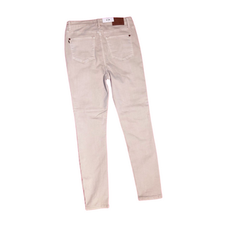Judy Blue High Waist Tummy Control garment dyed jeans in the color bone.