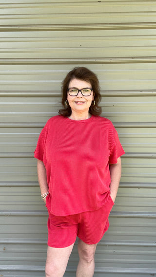 Another Corded Tee and Shorts Set