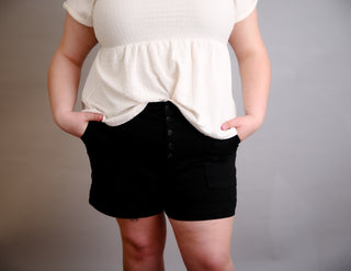 Black Out Shorts by Judy Blue