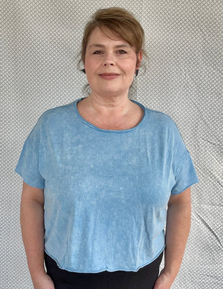 Acid Wash Crop Top