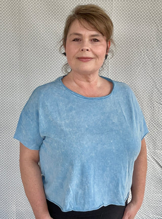 Acid Wash Crop Top