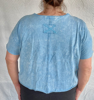 Acid Wash Crop Top
