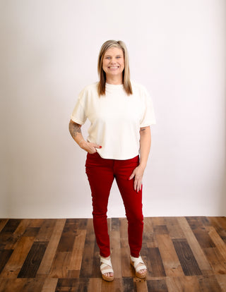 Lady In Red Jeans