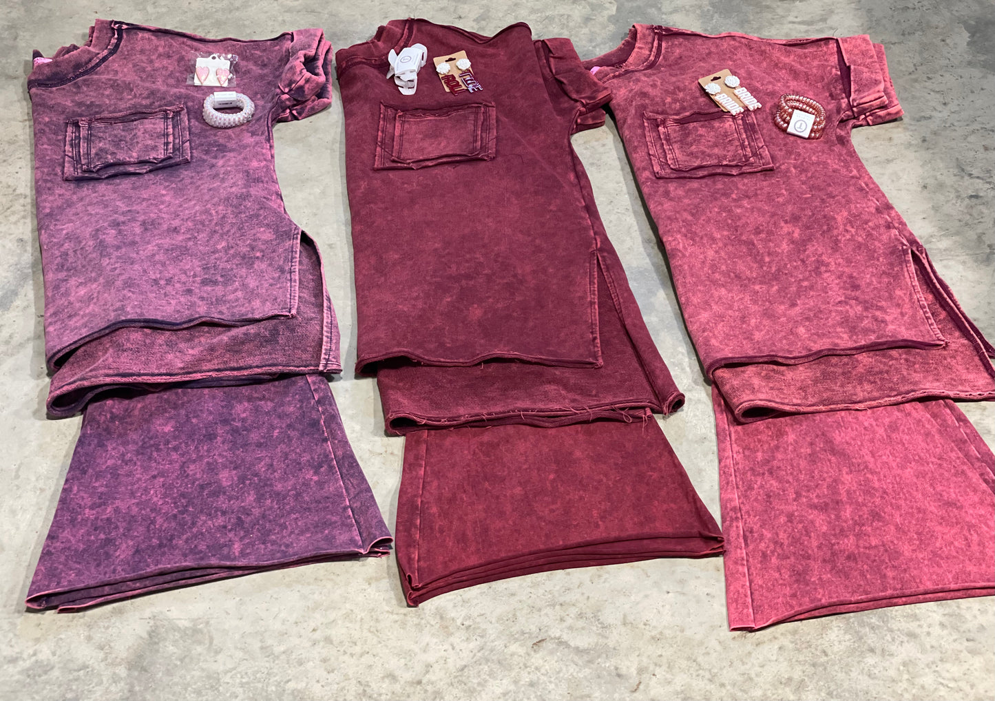 Mineral Washed High Waisted Pants