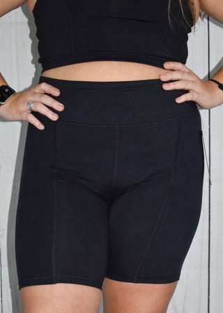 High Waisted Biker Shorts