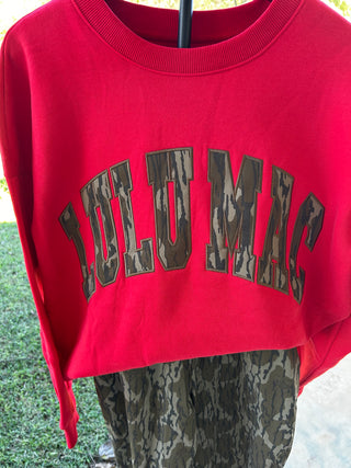 LuluMac MossyOak Color Crewneck