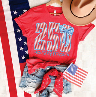 250 Years of Freedom...She loves Jesus and America too t-shirts