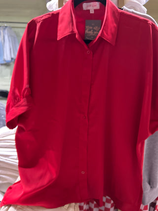 Oakley Oversized Button Down Top