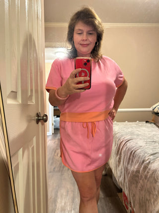 Two toned skort set