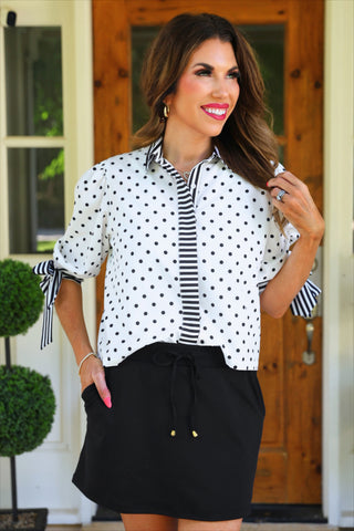 Cassidy Tie Sleeve Top