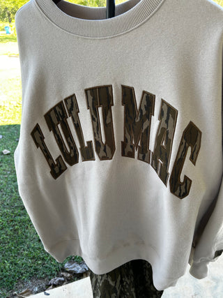 LuluMac MossyOak Color Crewneck