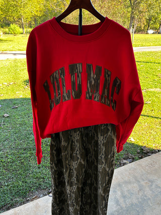 LuluMac MossyOak Color Crewneck