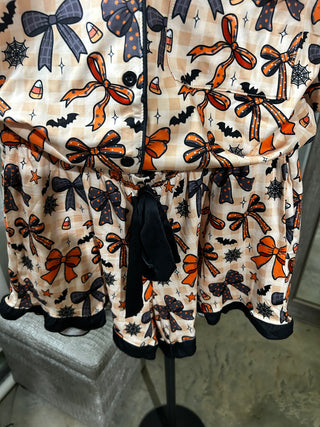 Spooky Sweet Ruffle Pajama Set