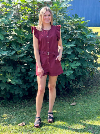 Button Down Romper