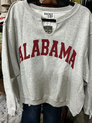 Reversible Alabama/AL Sweatshirt by Bucketlist