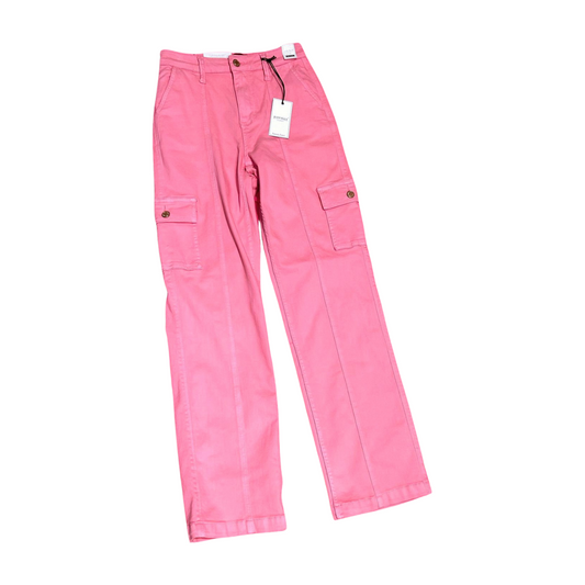 Judy Blue cotton candy pink cargo jeans. 