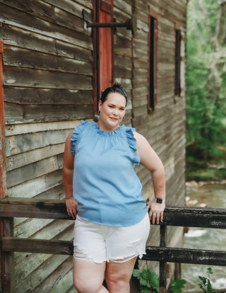 Ruffle tank