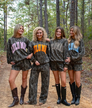 **PREORDER**LuluMac MossyOak Bottomland fleece wide leg pants