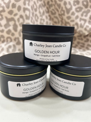 Soy Wax Candle-8oz. Metal Tin