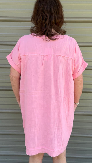 Light and Airy Cotton Gauze Dress