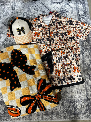 Spooky Sweet Ruffle Pajama Set