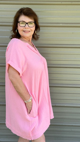 Light and Airy Cotton Gauze Dress