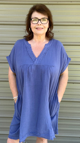 Light and Airy Cotton Gauze Dress