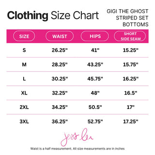Gigi the Ghost Striped Sorts Set