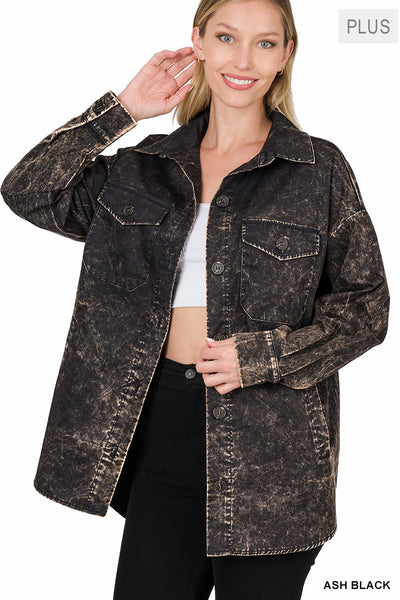 Vintage Washed Shacket
