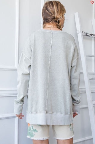 Oil Washed Pullover
